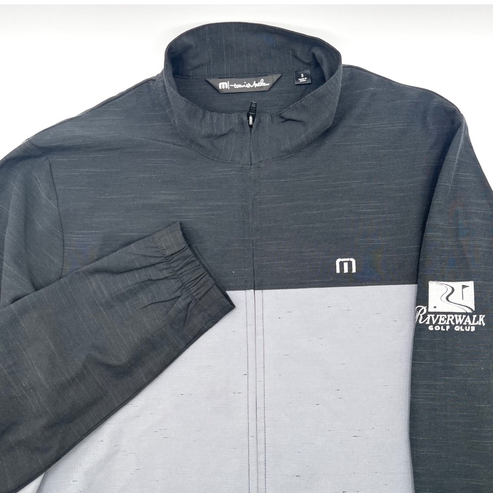 Travis Mathew Men's Gate Change Gray Golf Pullover‎ Jacket Riverwalk Club 0453